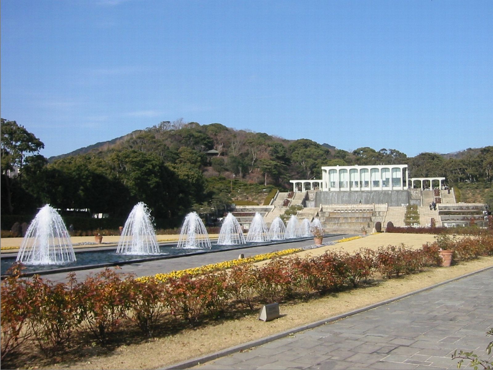 須磨離宮公園の噴水